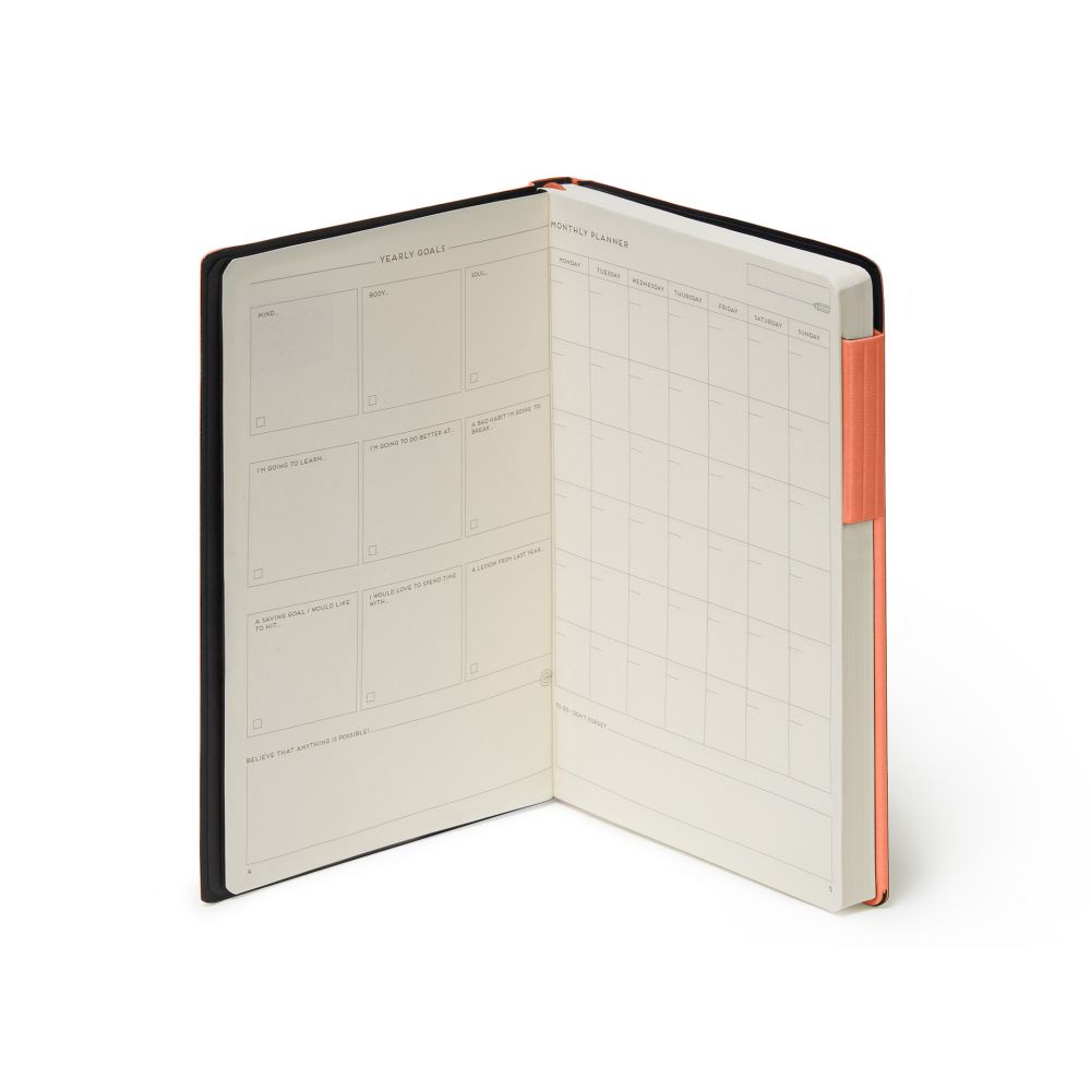 Anteckningsbok, My Notebook, Medium, Rutad, Salmon (MYNOT0118) - 2