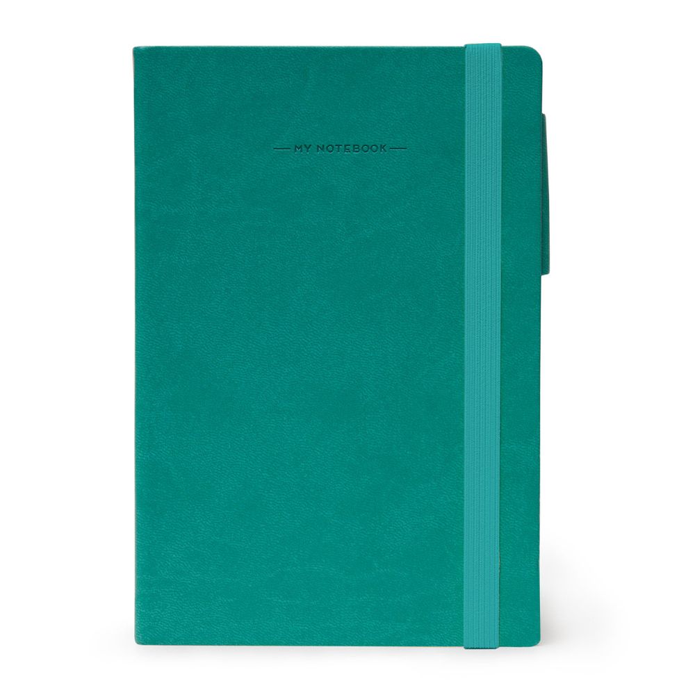 Anteckningsbok, My Notebook, Medium, Blank, Turquoise (MYNOT0142)