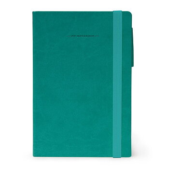 Anteckningsbok, My Notebook, Medium, Blank, Turquoise (MYNOT0142)