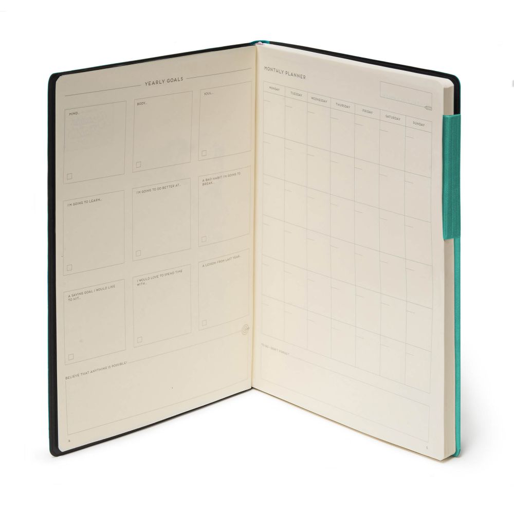 Anteckningsbok, My Notebook, Large, Rutad, Turquoise (MYNOT0144) - 4