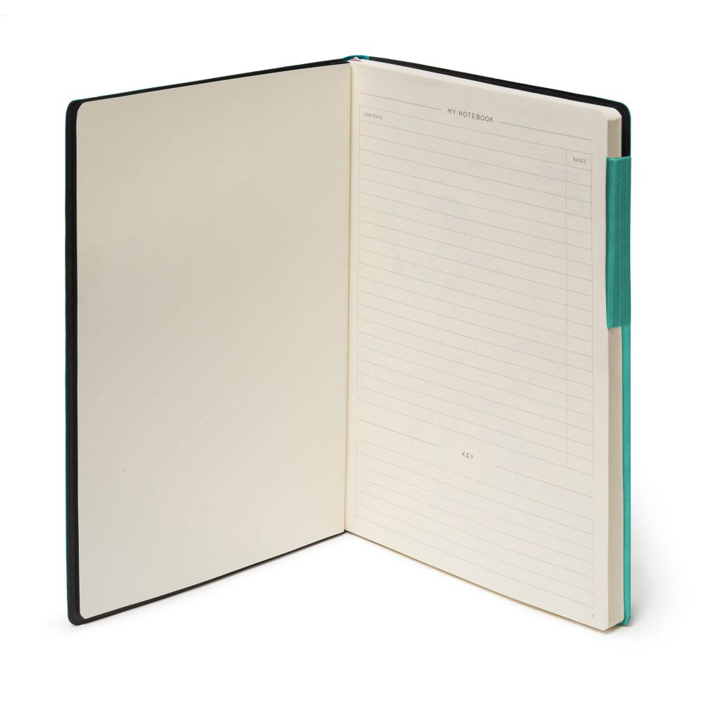 Anteckningsbok, My Notebook, Large, Rutad, Turquoise (MYNOT0144) - 2