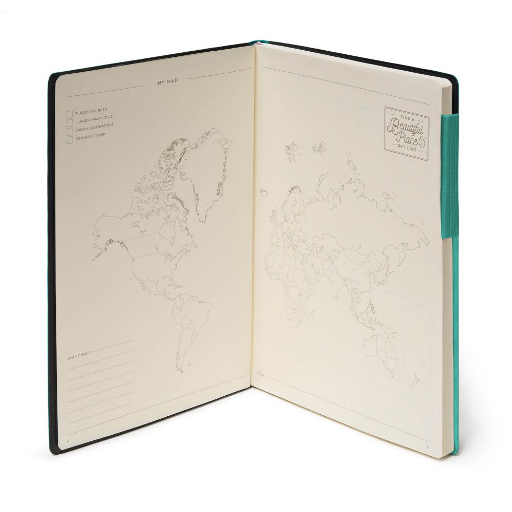 Anteckningsbok, My Notebook, Large, Rutad, Turquoise (MYNOT0144) - 3