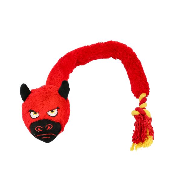 Dogman Hundleksak DevilBull Rep Röd 60cm 
