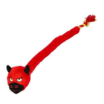 Dogman Hundleksak DevilBull Rep Röd 60cm 