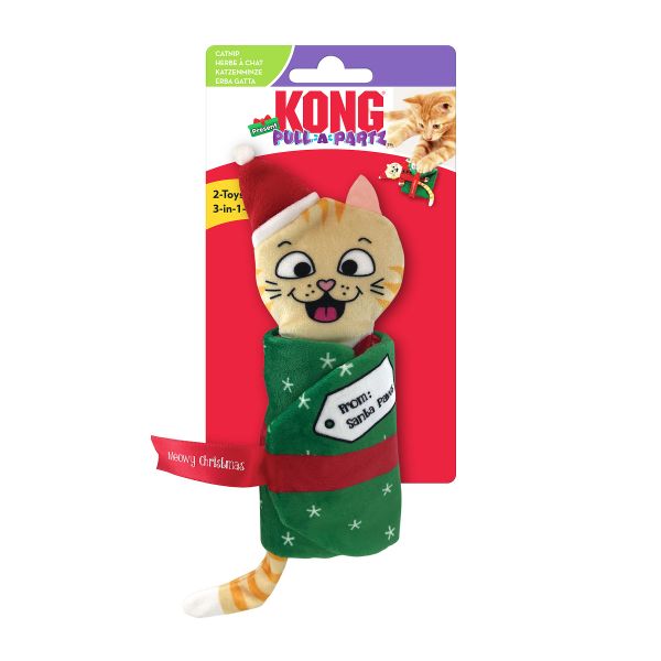 Kong Kattleksak Pull-A-Parts Present 14cm - 2