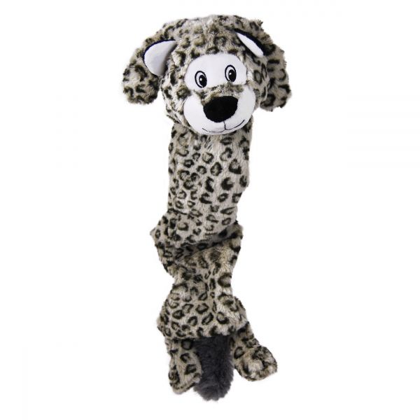 Kong Hundleksak Stretchezz SnowLeopard Grå X-Large