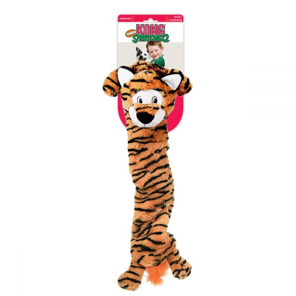 Kong Hundleksak Stretchezz Tiger Orange X-Large 60cm - 2