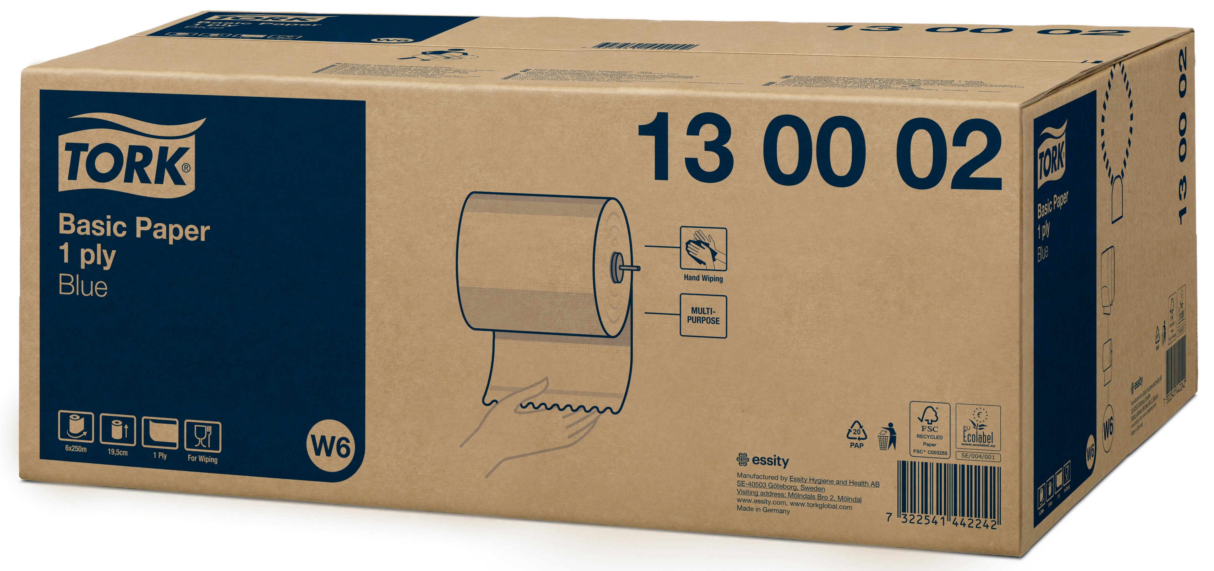 Tork Basic Papper 1-lagers - 2
