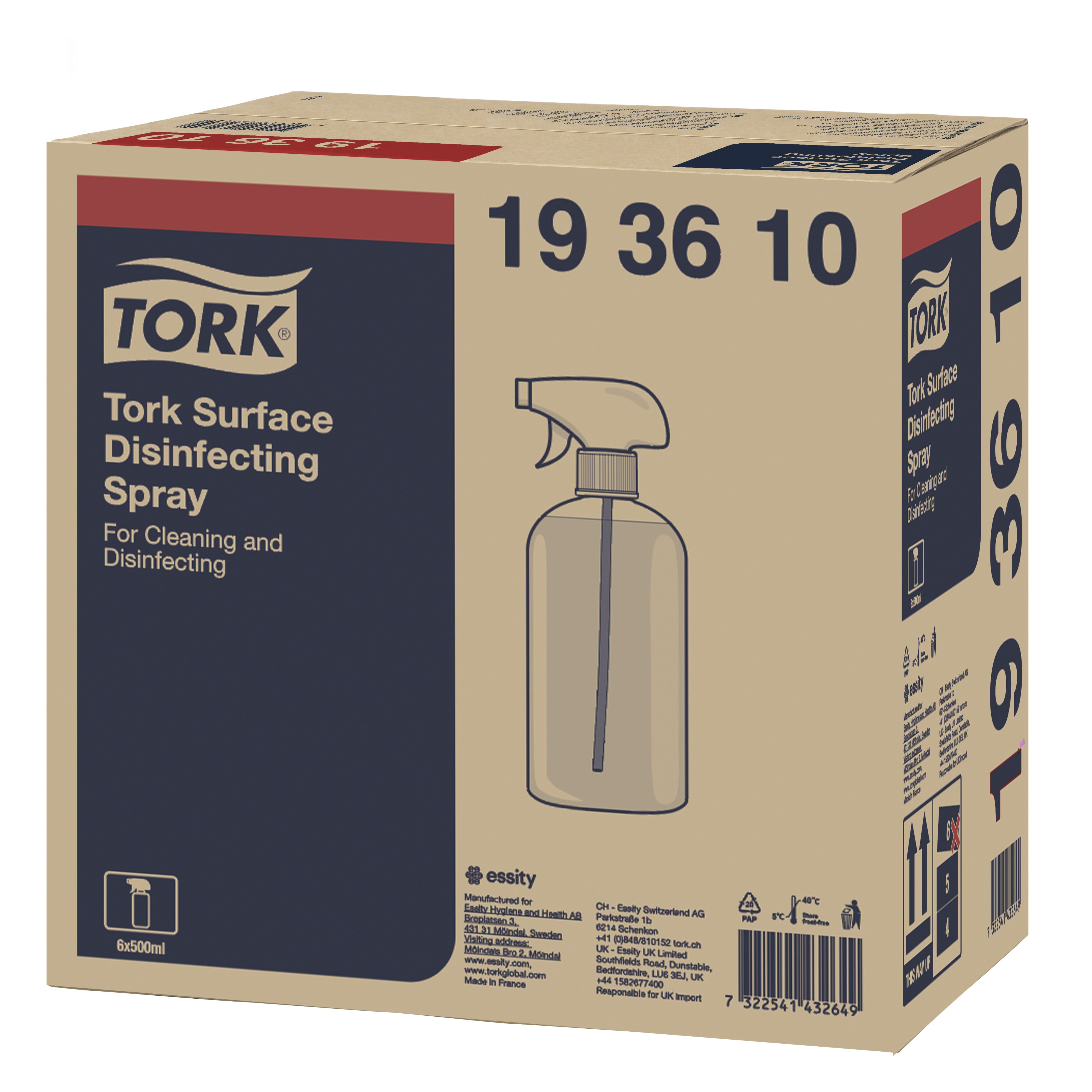 Tork Spray för ytdesinfektion - 4