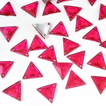 Trekant - Hot pink