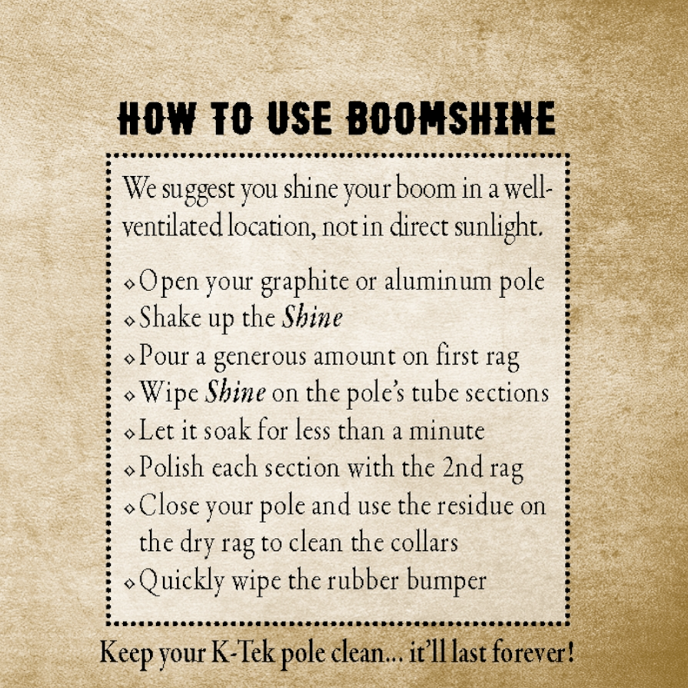 K-Tek - KBOS Boomshine Kit - 3