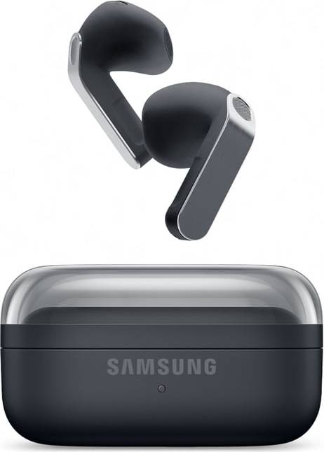 Original Samsung Galaxy Buds4 in-ear-hörlurar med adaptiv ANC - Svart