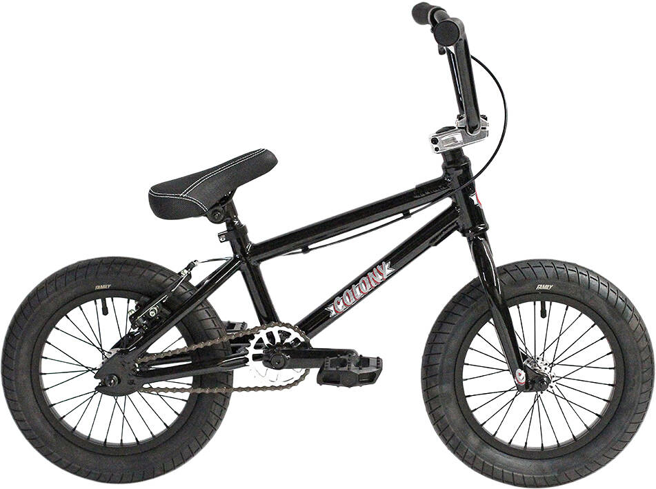 Colony Horizon 14" 2021 Freestyle BMX Cykel Färg: Gloss Black/Polished