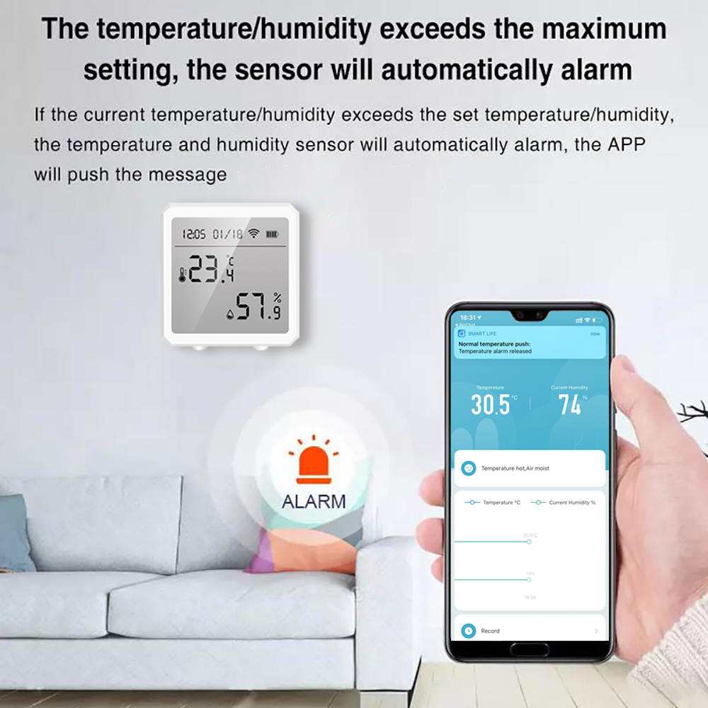 WiFi Termometer med APP, inomhus - 3