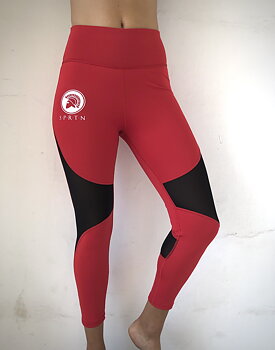 Spartan 7/8 length Leggings Original/Red
