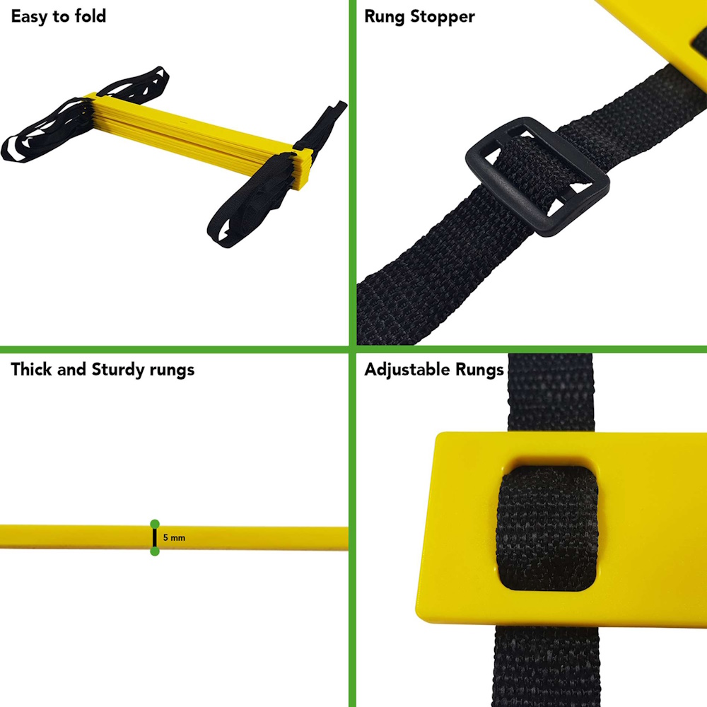 Tunturi Agility Ladder Stege 4,5 m - 2