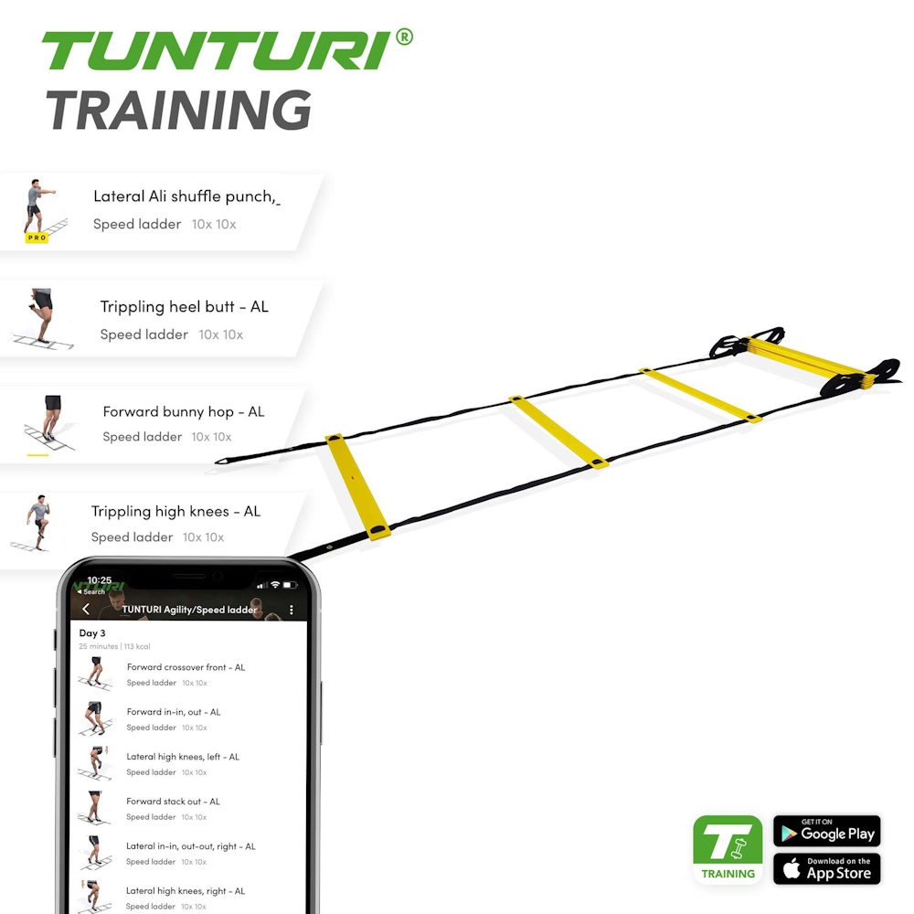 Tunturi Agility Ladder Stege 4,5 m - 6