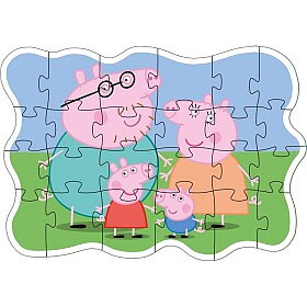 Peppa Pig Pussel, Family - Barbo Toys