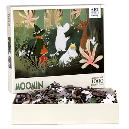 Mysbod.com - The shop for you who love Moomin! - Moomin Art Puzzle 1000 Pieces - Green