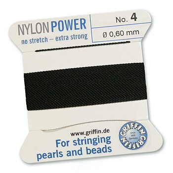 Nylon Power 0.6mm Svart