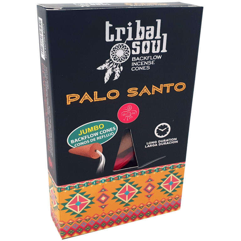 Tribal Soul Backflow Rökelsekoner - Palo Santo