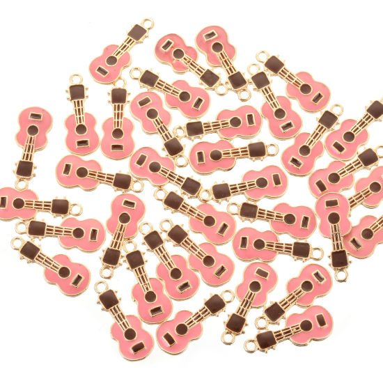 Berlock - Enameld  Guitar, Pink