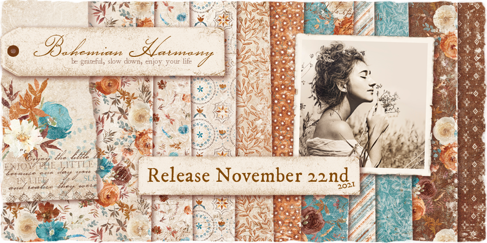 Maja Design - Bohemian Harmony - Collection Pack 6" x 6" - 2