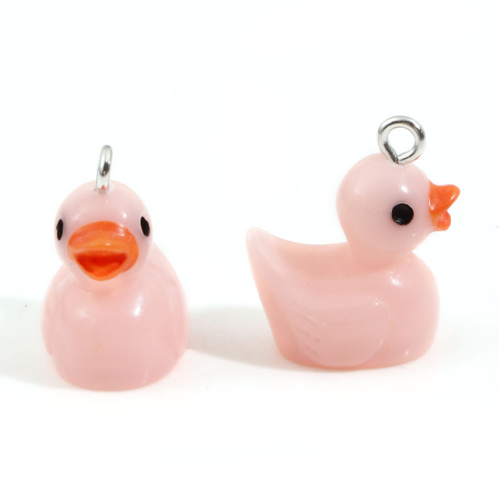 Berlock - Resin, 3D   Anka 20mm, Rosa