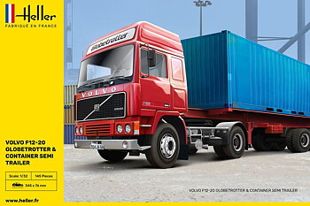 Volvo F12-20 Globetrotter & Twin-Axle Semi trailer 1/32