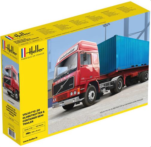 Volvo F12-20 Globetrotter & Twin-Axle Semi trailer 1/32 - 2