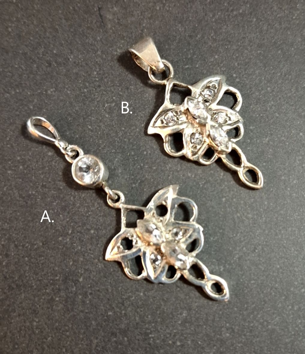 Älv Hänge i Silver  (Evenstar)