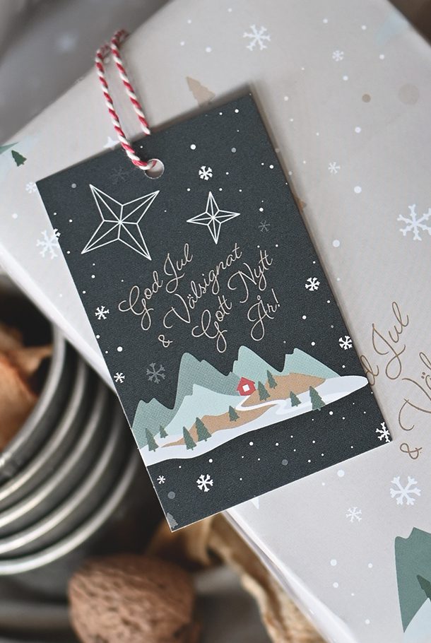 10-PACK! JULETIKETT: FRIDFULL HELG OCH GOD JUL OCH VÄLSIGNAT GOTT NYTT ÅR! - 3