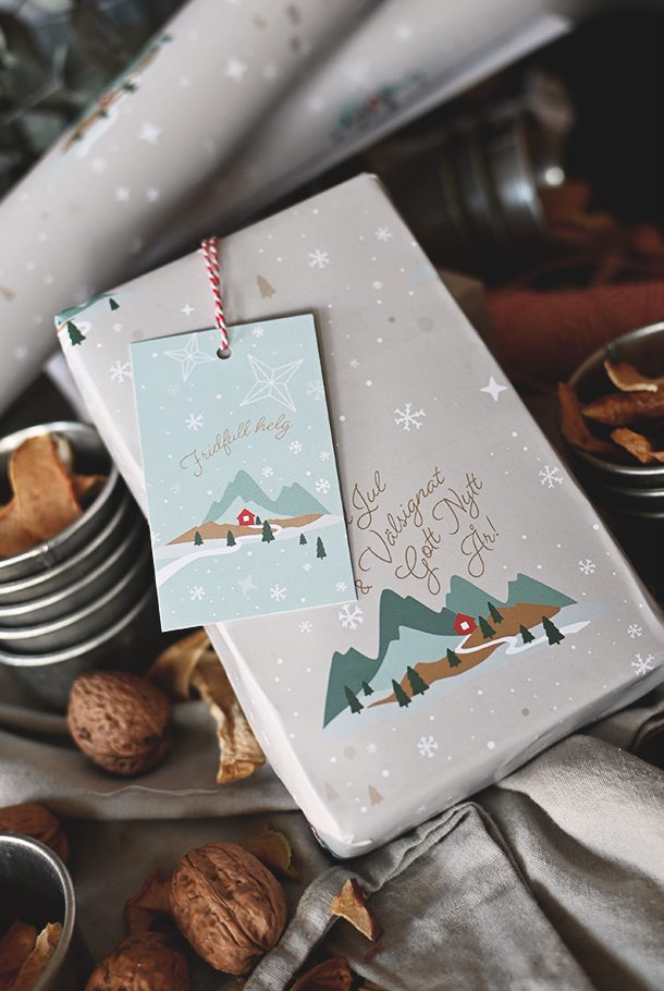 10-PACK! JULETIKETT: FRIDFULL HELG OCH GOD JUL OCH VÄLSIGNAT GOTT NYTT ÅR! - 4