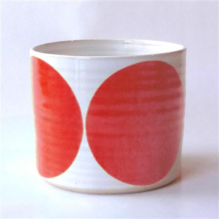 BOWL  red w rounds
