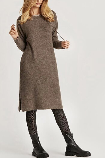  In Front - Loulou Dress Bark