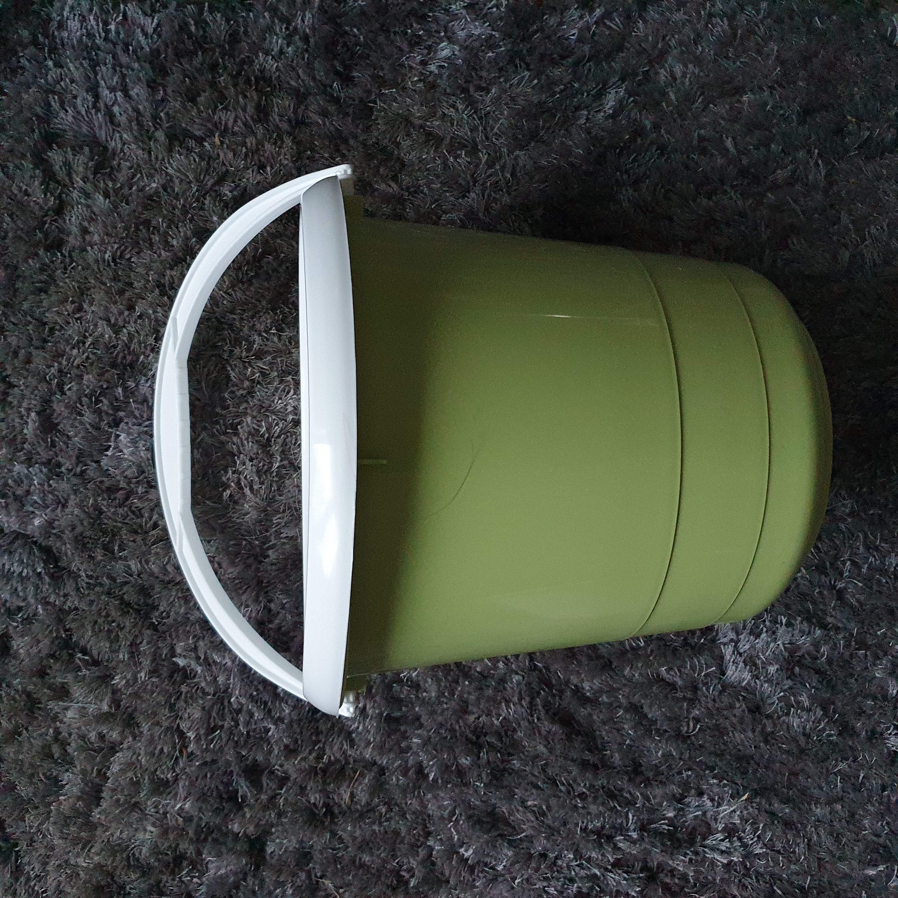 Hink  5 L Rosa ljusblå  & ljugrön + vitt lock namn & motiv. Svensk plast ! - 6