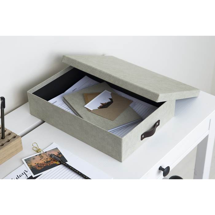Brevbox Oskar canvas linen - 5