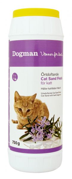 Dogman Cat sand fresh deo till kattlådan 750g