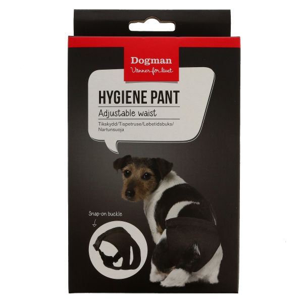 Dogman Tikskydd justerbart Svart 