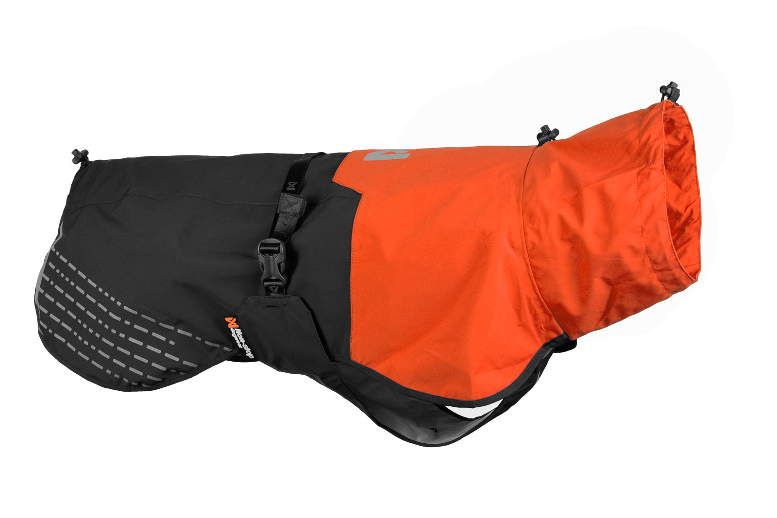 Non-Stop Fjord Raincoat orange/black - Regntäcke