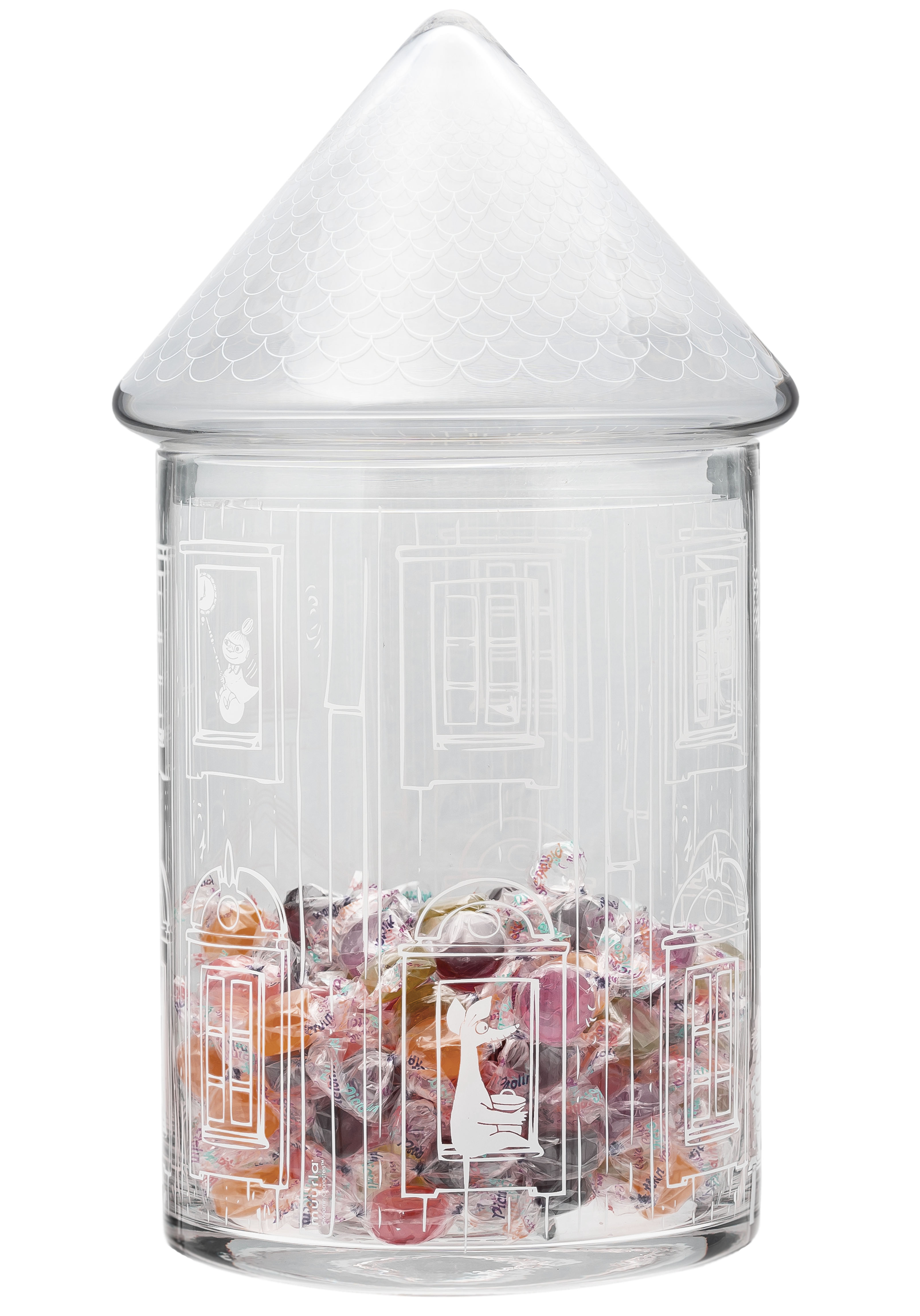 GLASS JAR MOOMIHOUSE 30,5CM (Moomin lamp) - 2