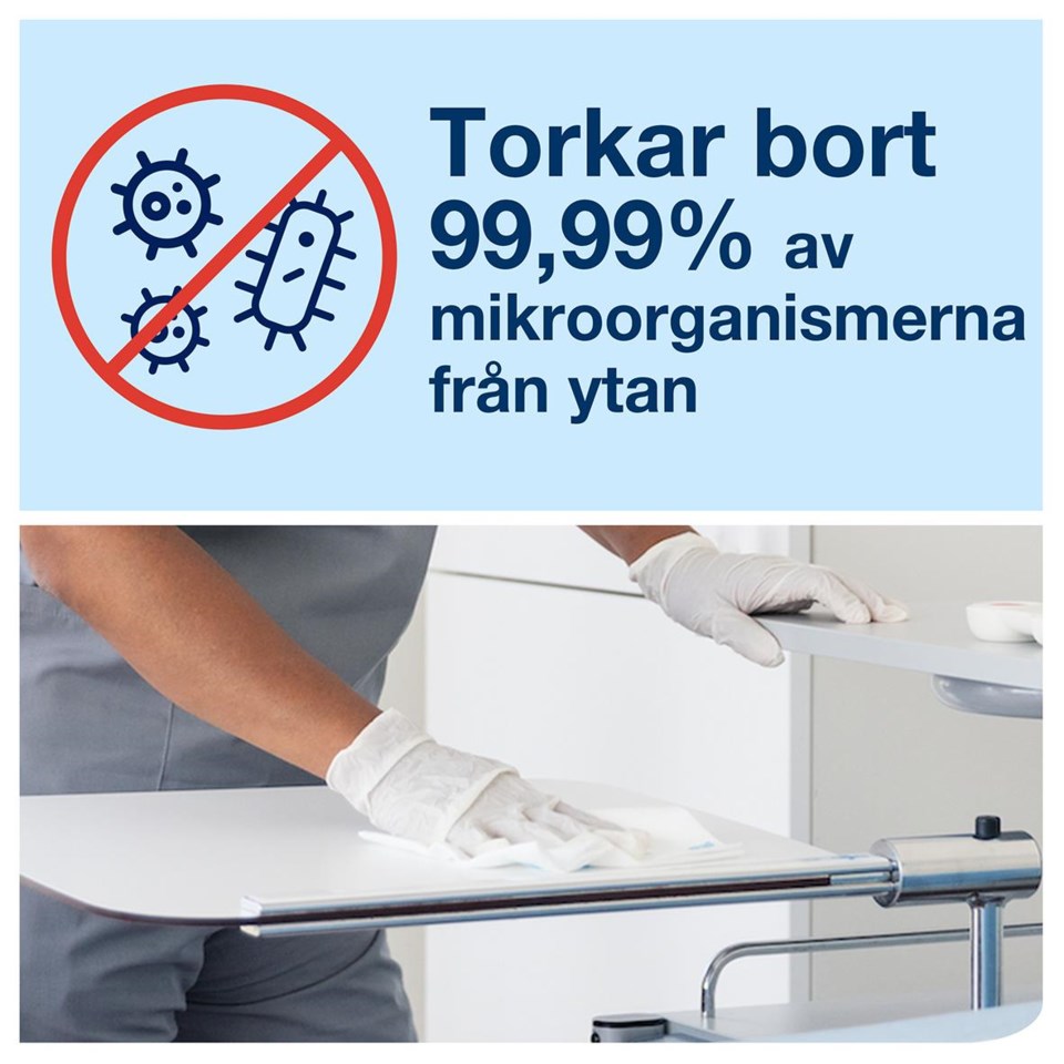 Tork Mikrofiber Rengöringsduk engångsbruk - 5