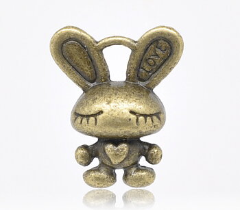 Charm   Rabbit bronze