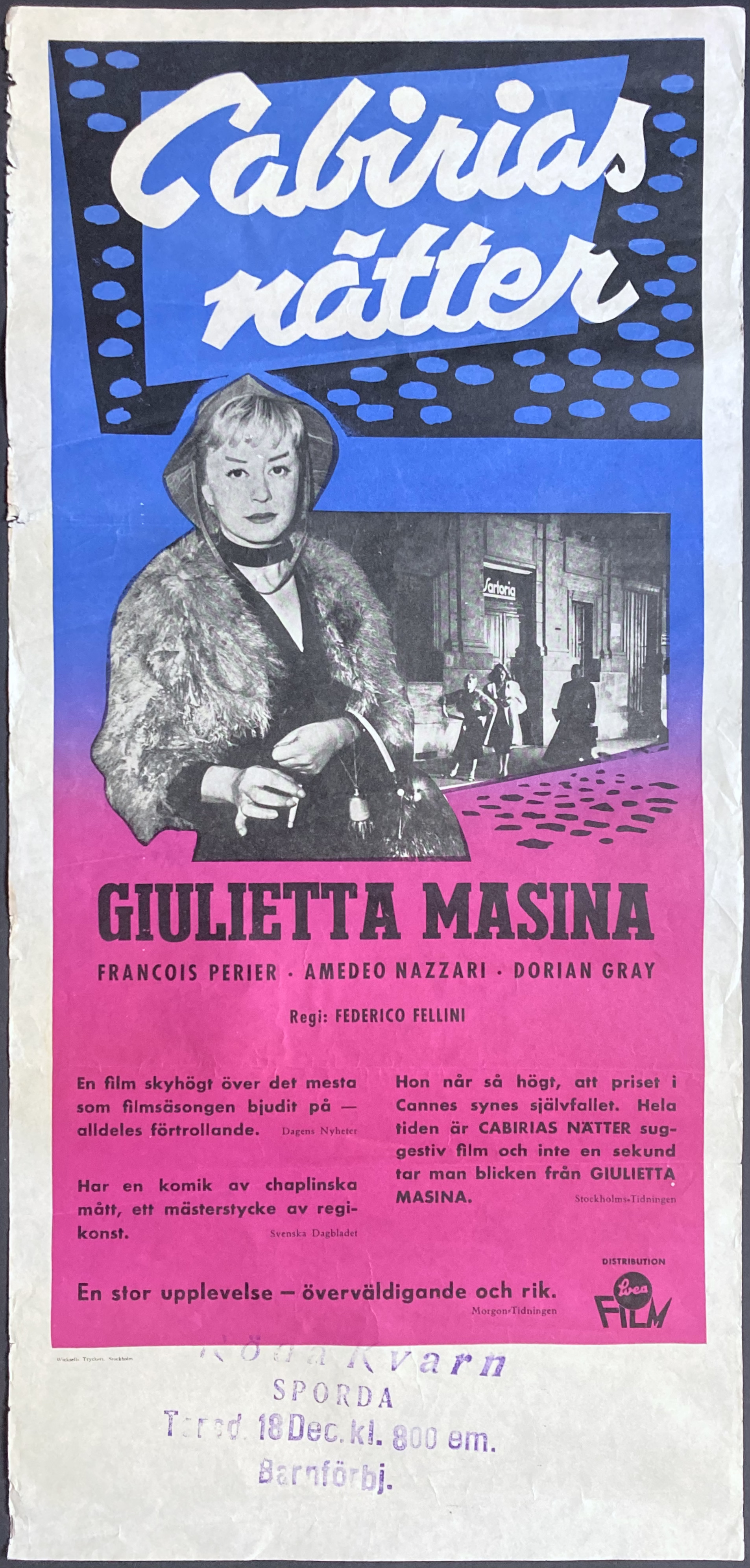 NIGHTS OF CABIRIA (1957)
