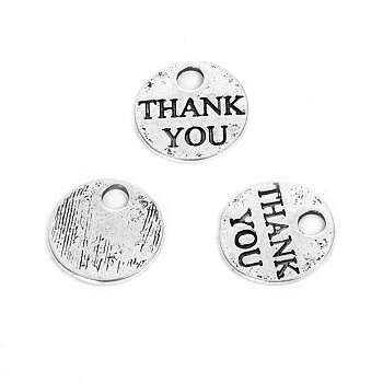 Charm  Tag  ROund "THANK YOU"