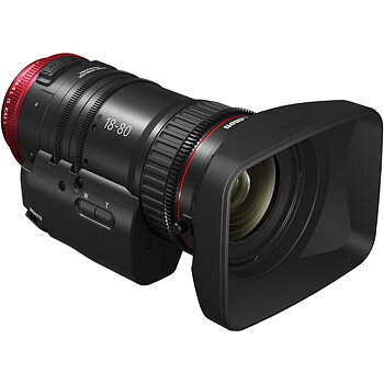 Canon CN-E18-80mm T4,4L IS KAS S  Servo EF-mount Cinema Zoom Lens