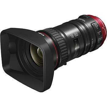 Canon CN-E18-80mm T4,4L IS KAS S  Servo EF-mount Cinema Zoom Lens