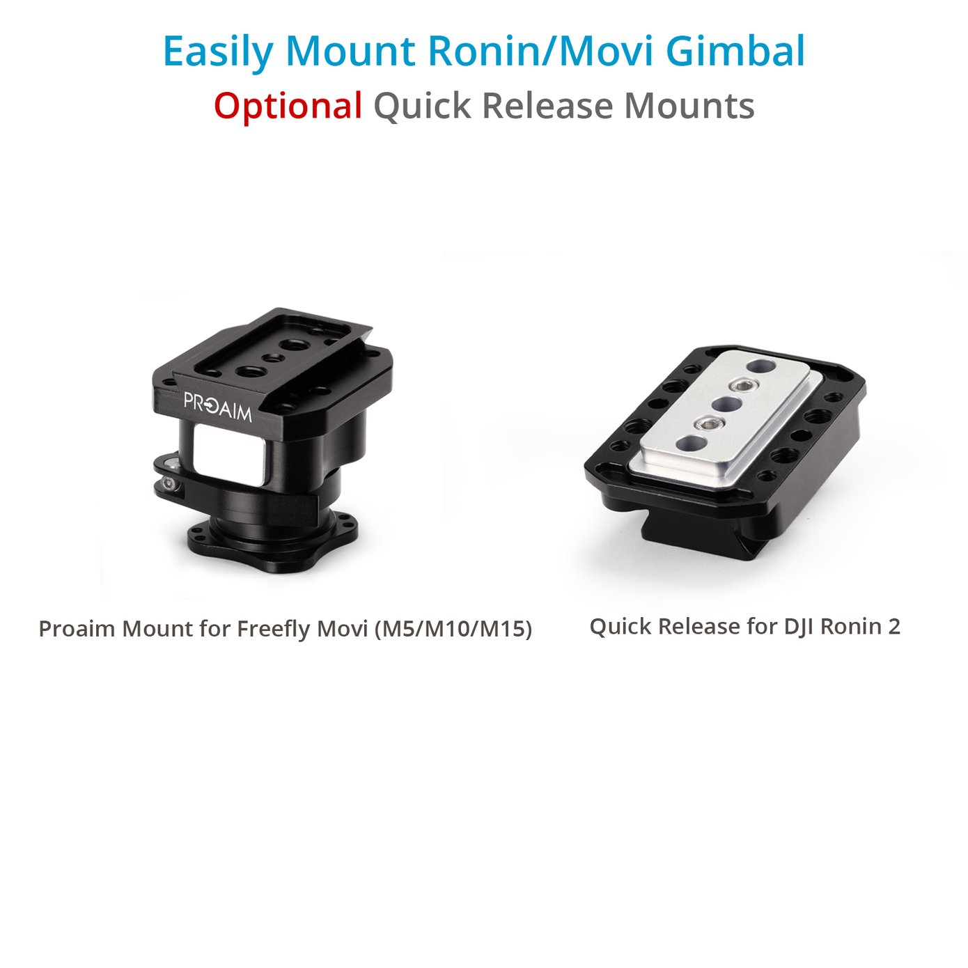 Proaim Wave 2 Quick Release Mount for Freefly MOVI, DJI Ronin/M/MX  Rs 2 Camera Gimbals - 8