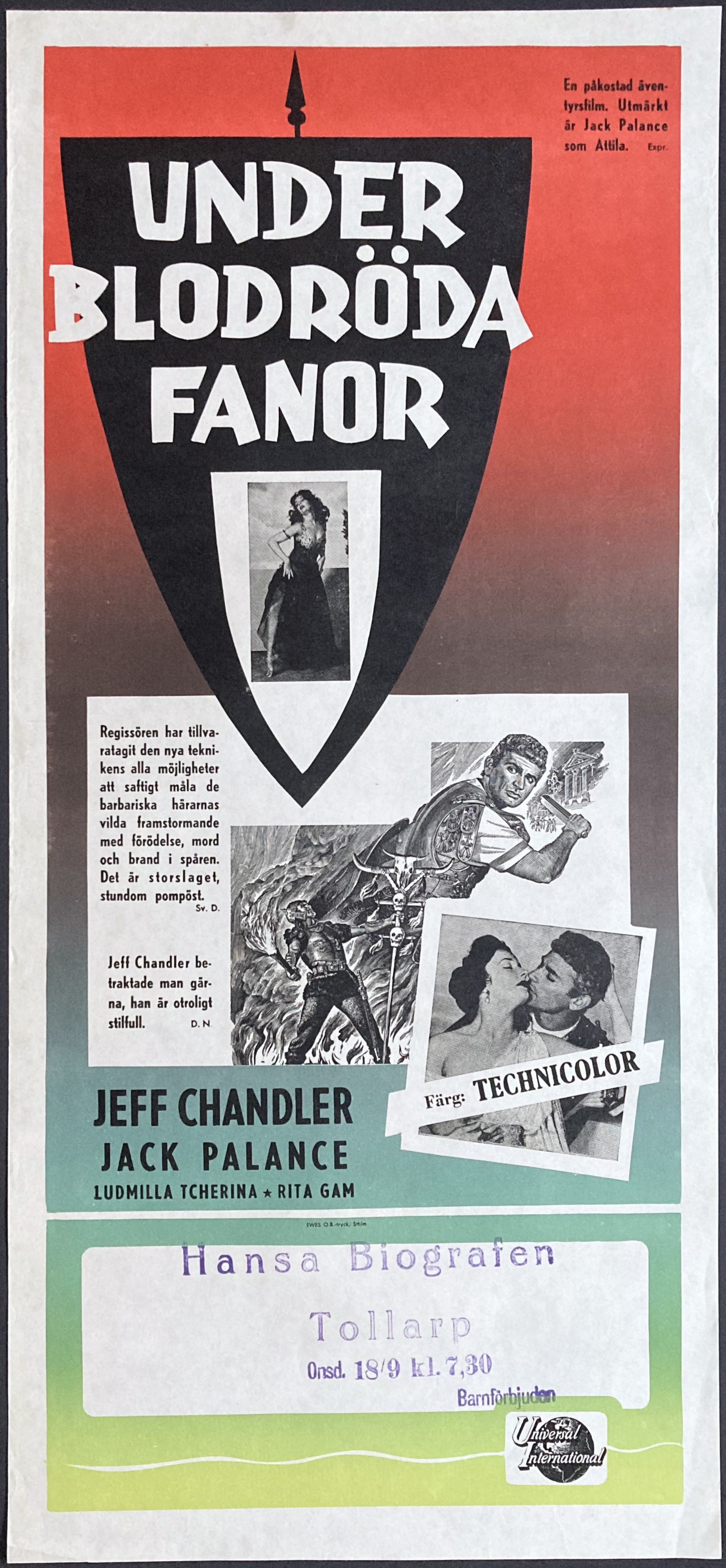 SIGN OF THE PAGAN (1954)