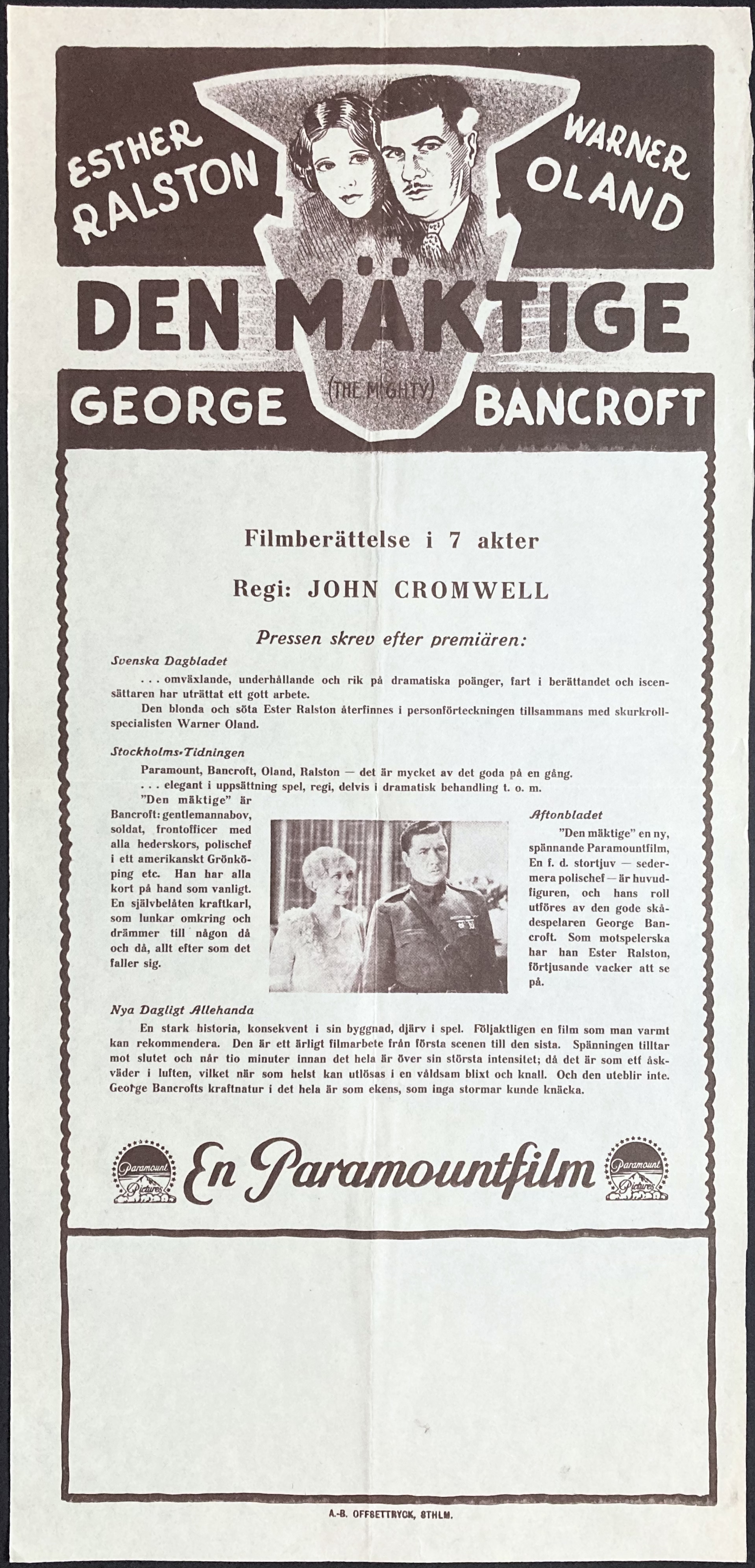 DEN MÄKTIGE (1929)